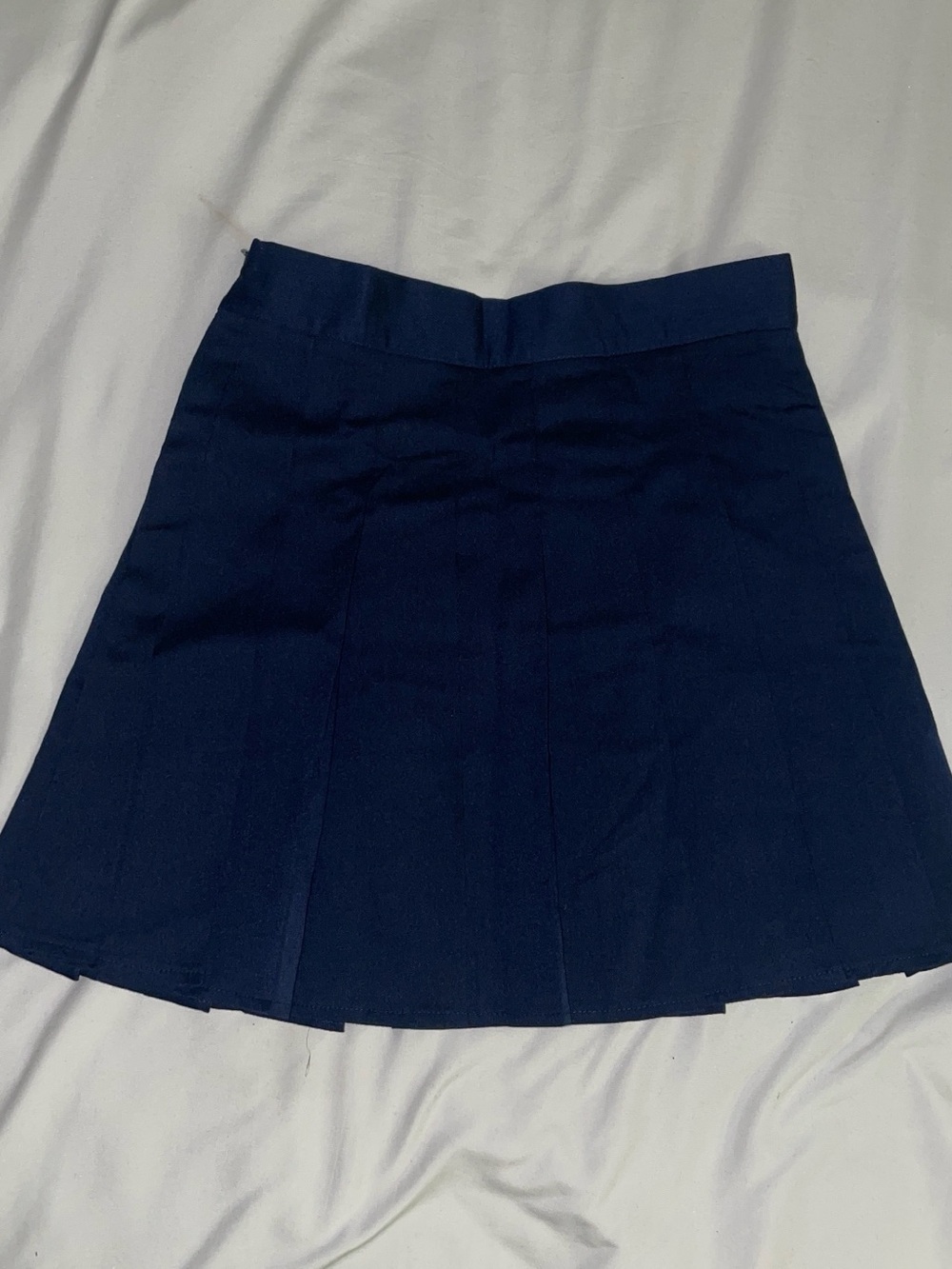 SHEIN Navy Circle Skater Skirt